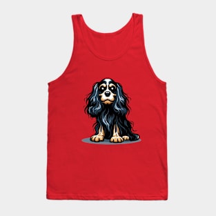 Spooky King Charles Cavalier Tank Top